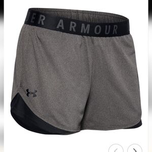 Under Armour Women's shorts Play Up 3.0 gray & black plus size 2x